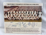 1960 Pittsburgh pirates world champion autographed photo with COA