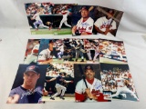 14 signed Cleveland Indians color photos from 1990s World Series era