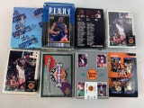 9 mini basketball sealed sets, many Rookies