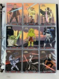 Star Wars Clone Wars, set of 90 plus subsets and cutouts, in a binder