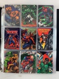 1994 Flair, Marvel, 150 card set plus inserts, in a binder