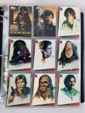 Star Wars Galaxy series #1 and series #2 w/some 3D inserts, in a binder