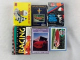 Car racing factory sets w/Richard Petty, All World Racing, Mustang set, plus 3 others