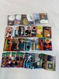 Various TV show factory signed cards & Costume Material cards, some are proof cards