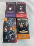 KISS tour edition sealed boxes Series 1,2,3 w/concert posters & Blue KISS sealed box