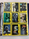 Batman cards and inserts, in a binder