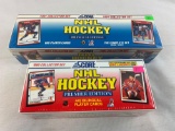 1990 & 1991 Bilingual Score factory Hockey sealed sets