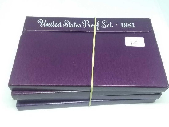 1984,85,86,93, U.S. PROOF SETS