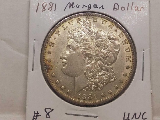 1881 MORGAN DOLLAR UNC