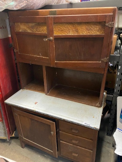 Greencastle Cabinet Co. "Hoosier" type cabinet. NO SHIPPING AVAILABLE