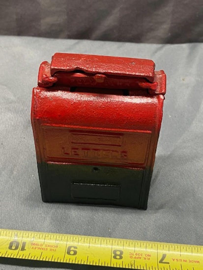 Mailbox Cast Iron Bank, modern production