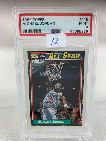 1992 Topps Michael Jordan PSA 9