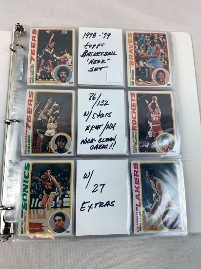 1978-'79 Topps Basketball Near Set 86/132  w/27 Extras (Nice Clean Cards !)