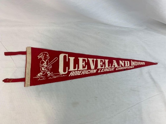 1948 “3/4” Size Cleveland Indians A.L. Champions Pennant