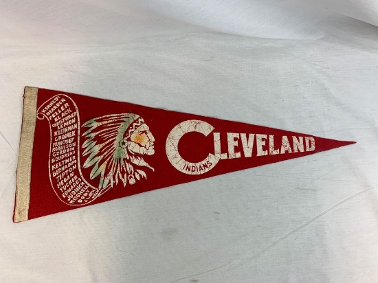 1948  Cleveland Indians Scroll Pennant