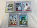 1967 Topps (5) High #'s:Krause -Hamilton-Barker-Bryan & Cubs Rookies