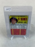 1969 Topps Mickey Mantle Checklist