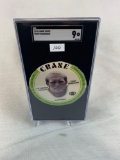 1976 Crane Discs Disc Terry Bradshaw Graded Mint 9