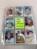 (52) 1969 Topps 2nd Series Clean-Crease Free-Great Color