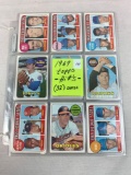 (32) 1969 Topps High #  Series Clean-Crease Free-Great Color