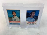 (2) Hostess Thurman Munson Cards 1976 & '77