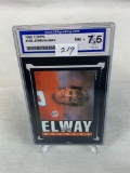 1985 Topps John Elway (2nd Year card) Graded NM+ 7.5