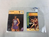 (2) Pete Maravich items / 1977 Sportscaster Card & 1991 pamphlet