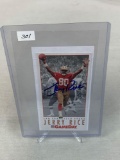 1993 Game Day Jerry Rice Autograph Card (JSA Authenticated)