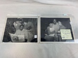 Very Rare !! - (2) Original “Jackie Robinson Story” Movie Studio Photos
