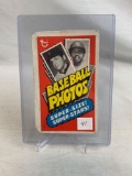 “Rare” 1974 Deckle Edge Wrapper w/ HOF'ers T. Seaver & R. Jackson