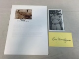 Bill Wambsganss Auto'd Index Card (JSA) w/ complete Bio & Photo