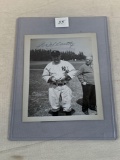 1940's HOFer Joe McCarthy Signed (4x5) B&W Glossy Photo (JSA)