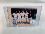 1970's Detroit Tigers Players Photo w/ Gates Brown Autograph NM