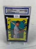 1990 Classic Chipper Jones RC Graded Gem Mint 10