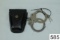Smith & Wesson Handcuffs    W/2 Keys    In Leather Pouch    Condition: Excellent