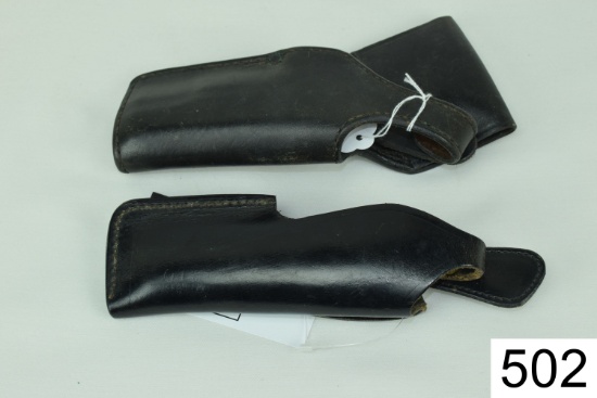 Lot of 2 Holsters    A: Bucheimer    B-255    B: Bianchi    99-A    .45    Condition: Very Good