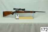 Custom Sporter    Mauser 98    By M.D. Thompson  Columbus, OH    Cal .30-06    SN: 36417    W/Redfie