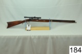 Allen Firearms Mfg.    Hawken Type Muzzleloader    54 Cal    SN: 5411    W/Weaver J4 Scope    Condit