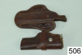Lot of 2 Holsters    A: Challenger    1-C    581    B: Roy's Leather Goods    No. 19/6/SH    Conditi