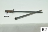 Bayonet    Japanese    W/Scabbard    Condition: Good