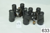 Lot of 2 Binoculars    A: Wetzlar/Krombach  7x42  Condition: Fair    B: D?  Wohler  8x40  Condition: