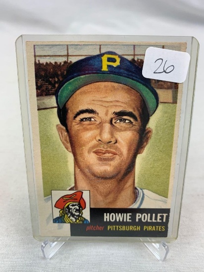 1953 Topps Howie Pollet #81 EX++ Short Print