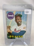 1969 Topps Hank Aaron #100 VG+ Right Low Corner Holds It Back