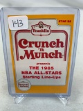 1985 Star Crunch N Munch Chescklist #1 NM