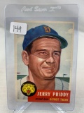 1953 Topps Jerry Priddy #113 EX-MT Fresh