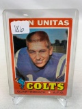 1971 Topps John Unitas #1 VG-EX++ Wax on Front