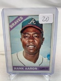 1966 Topps Hank Aaron #500 VG-EX++ Left Top Corner Holds It Back - Faces Up Nice