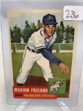 1953 Topps Marion Fricano #199 EX-MT Fresh