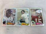 (3) 1982 Topps Football Grocery Cello Packs - Possible Lott, Taylor Rookie