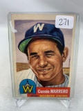 1953 Topps Connie Marrero #13 EX Fresh - Centering Holds It Back